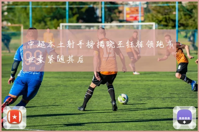 中超本土射手榜揭晓王钰栋领跑韦世豪紧随其后